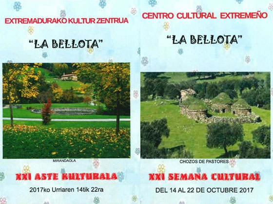 La Bellota” Extremadurar Zentroak XXI. Kultur Astea egingo du