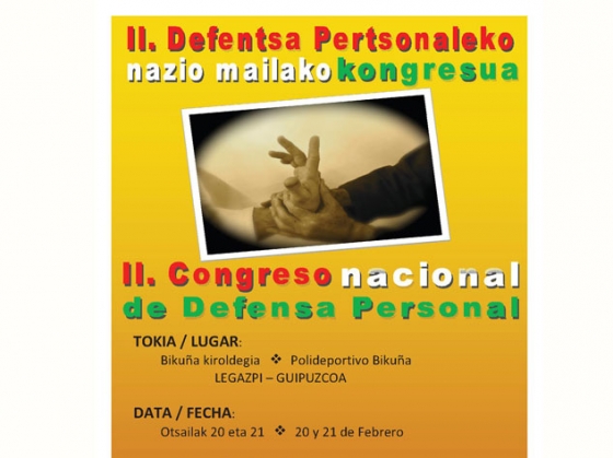 II. Congreso nacional de Defensa Personal