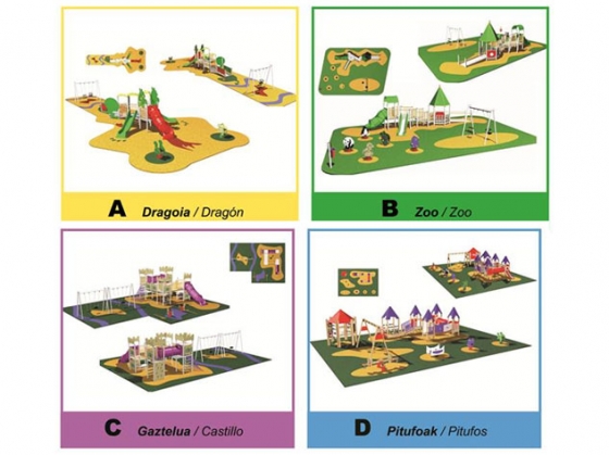 Elige los nuevos juegos para el parque infantil de Plazaola