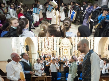Fotos de Santa Cecilia y San Nicolas en la web