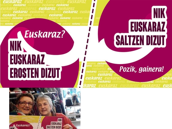 “Saldu eta erosi euskaraz”. Campaña para impulsar el uso del euskera
