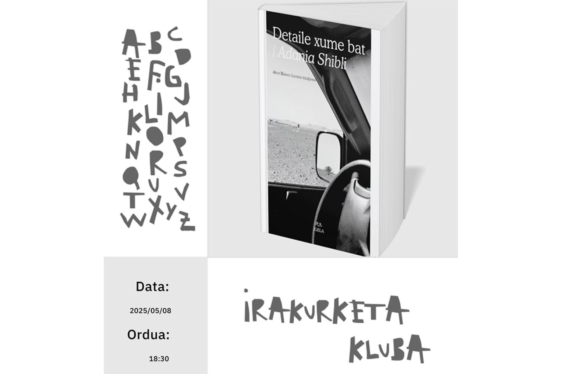 Sesión del club de lectura en euskara el 8 de mayo