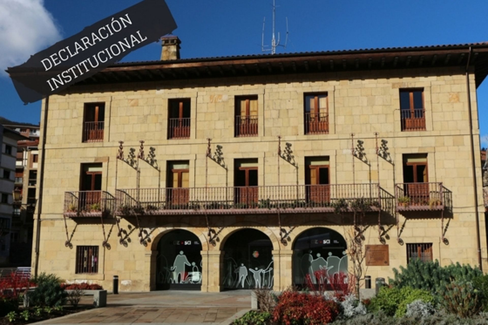 Declaración del Ayuntamiento de Legazpi tras el fallecimiento de Elias Sagastizabal Lopez ex Concejal del Ayuntamiento de Legazpi