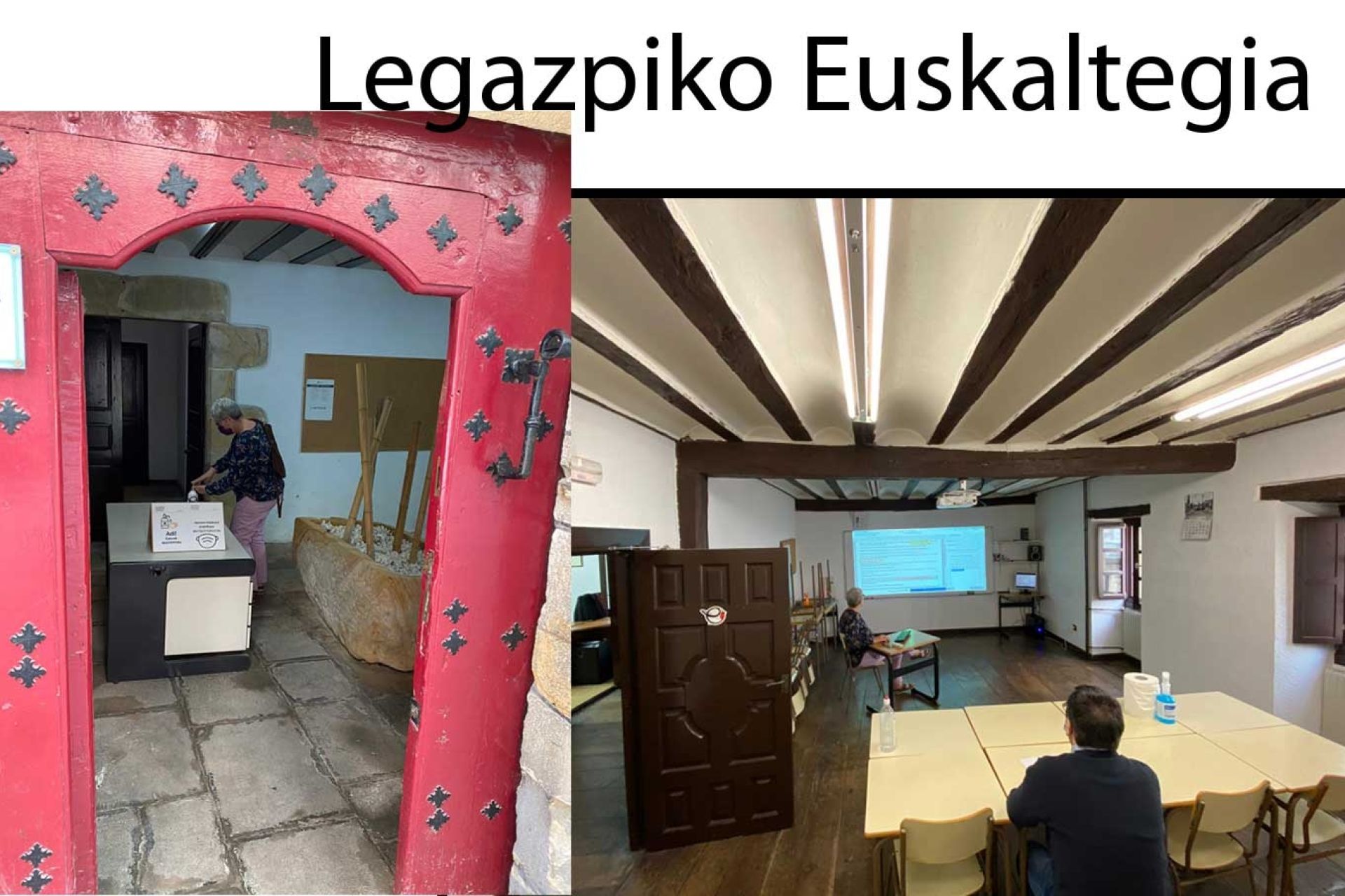 Hemos abierto el Euskaltegi, sin clases presenciales y mediante cita previa.
