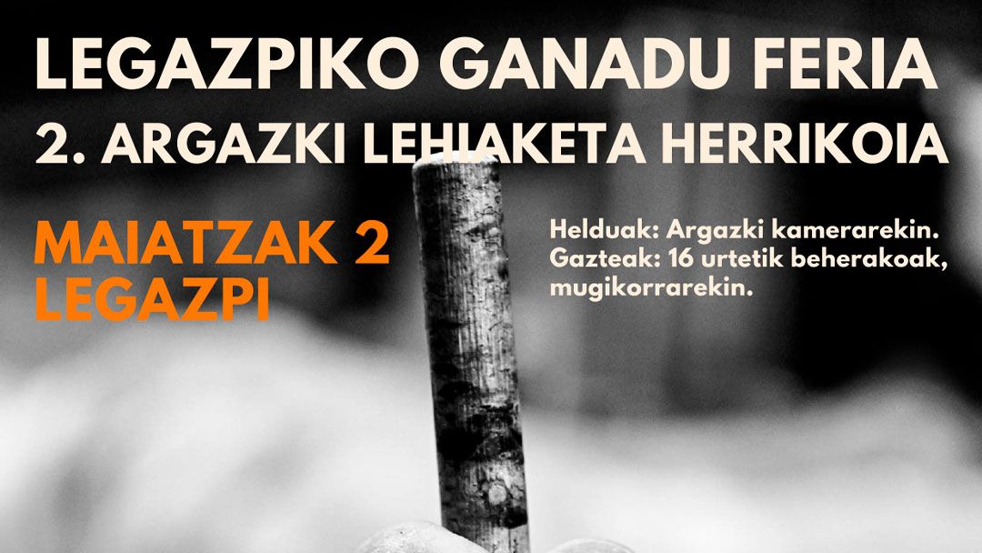 XVI. Ganadu Feria eta Argazki Lehiaketa Herrikoia maiatzaren 2an