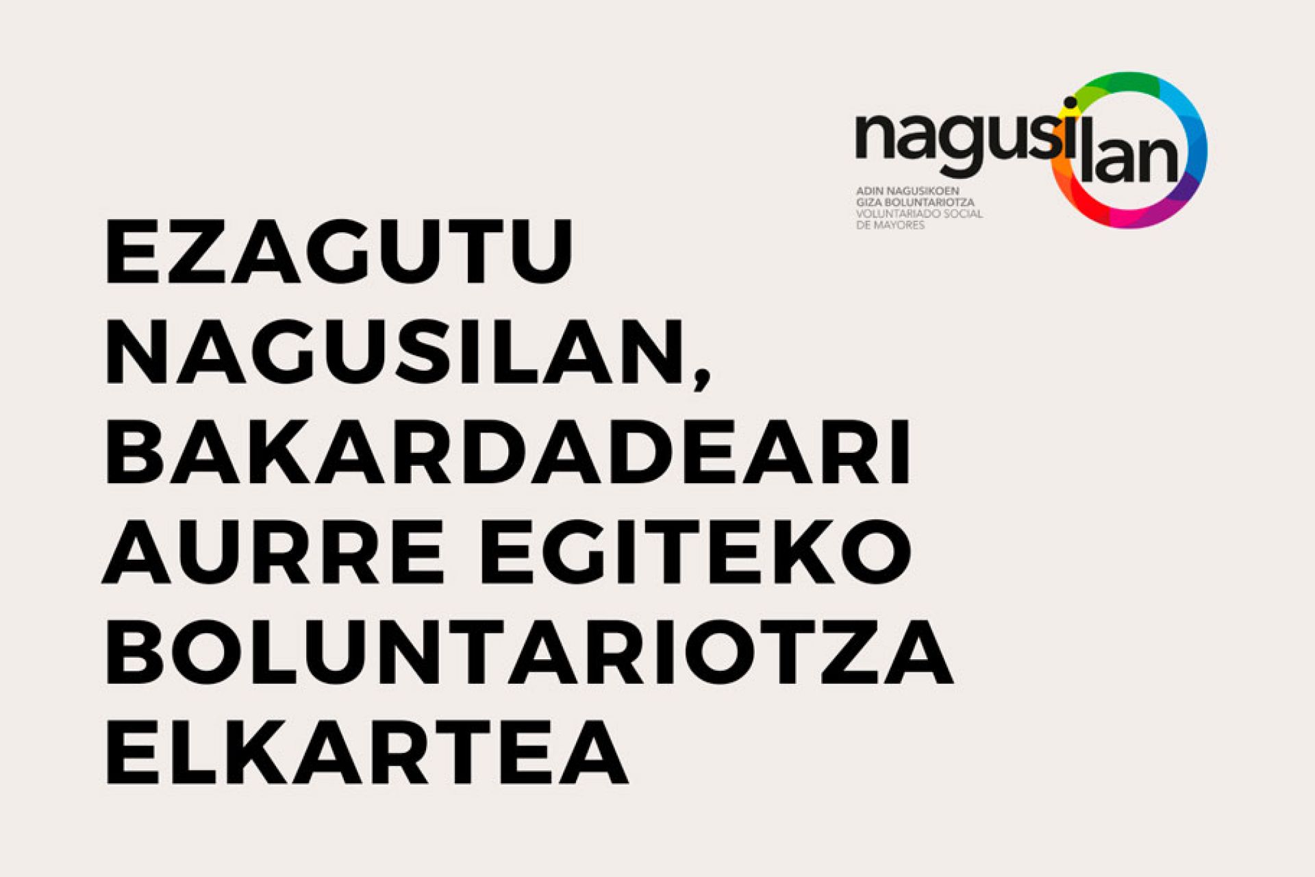 “Bakardadeari nola aurre egin” hitzaldia maiatzaren 29an 19:00etan Brinkolako Saloian