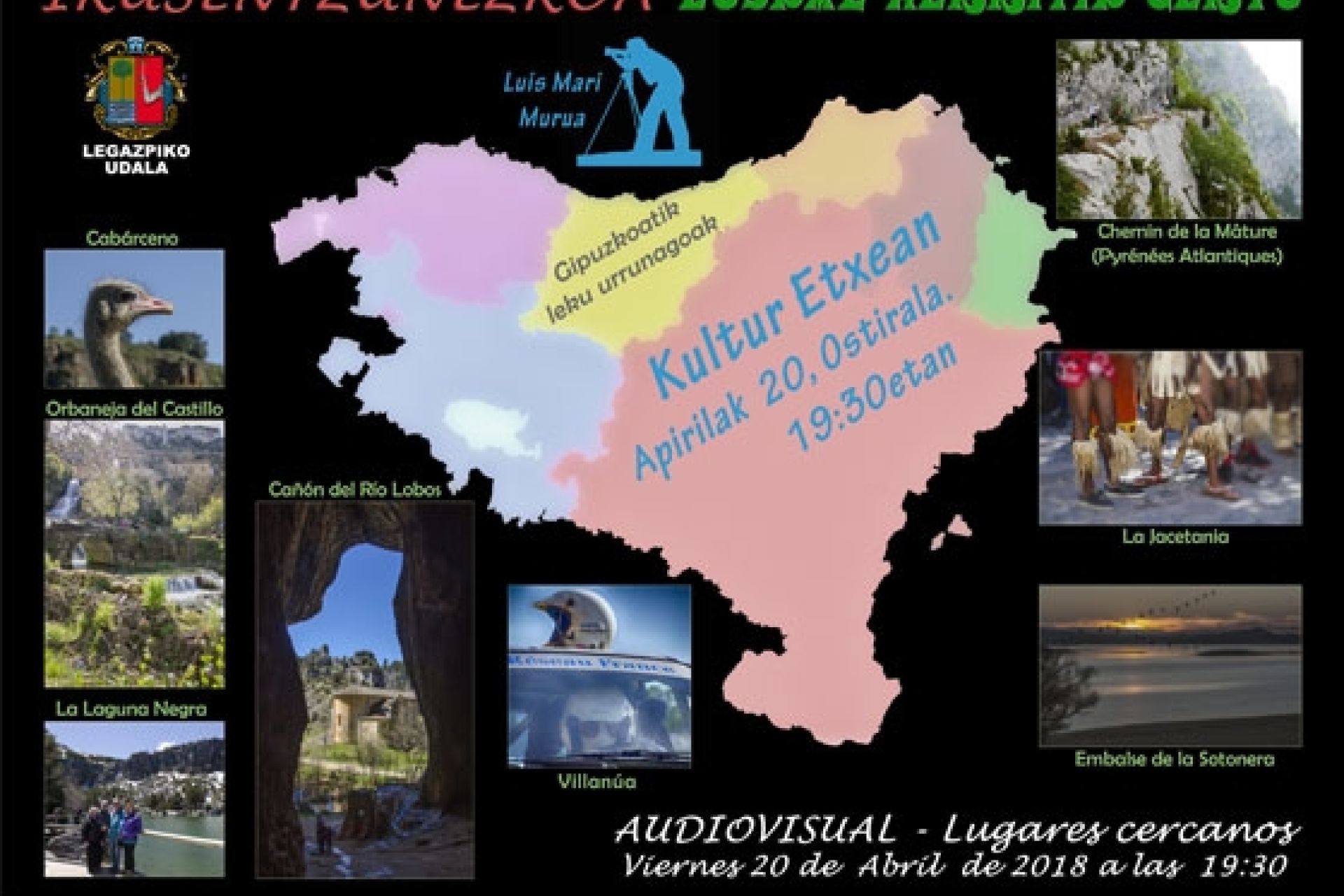 El audiovisual “Euskal Herritik gertu” de Luis Mari Murua pondrá fin a la temporada
