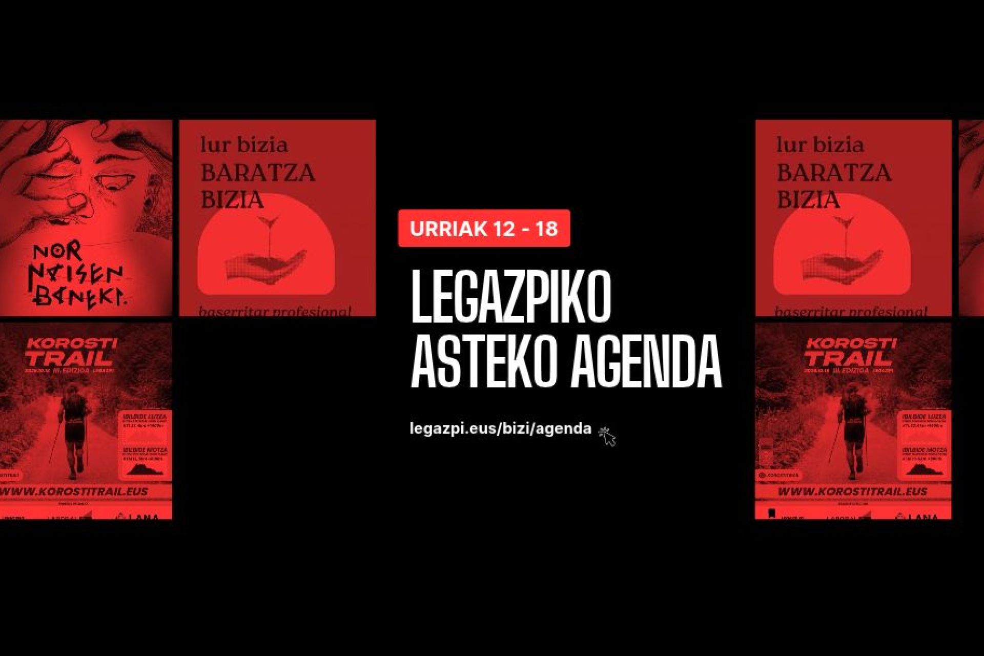 Agenda semanal: todo lo que no te puedes perder en Legazpi del 12 al 18 de octubre