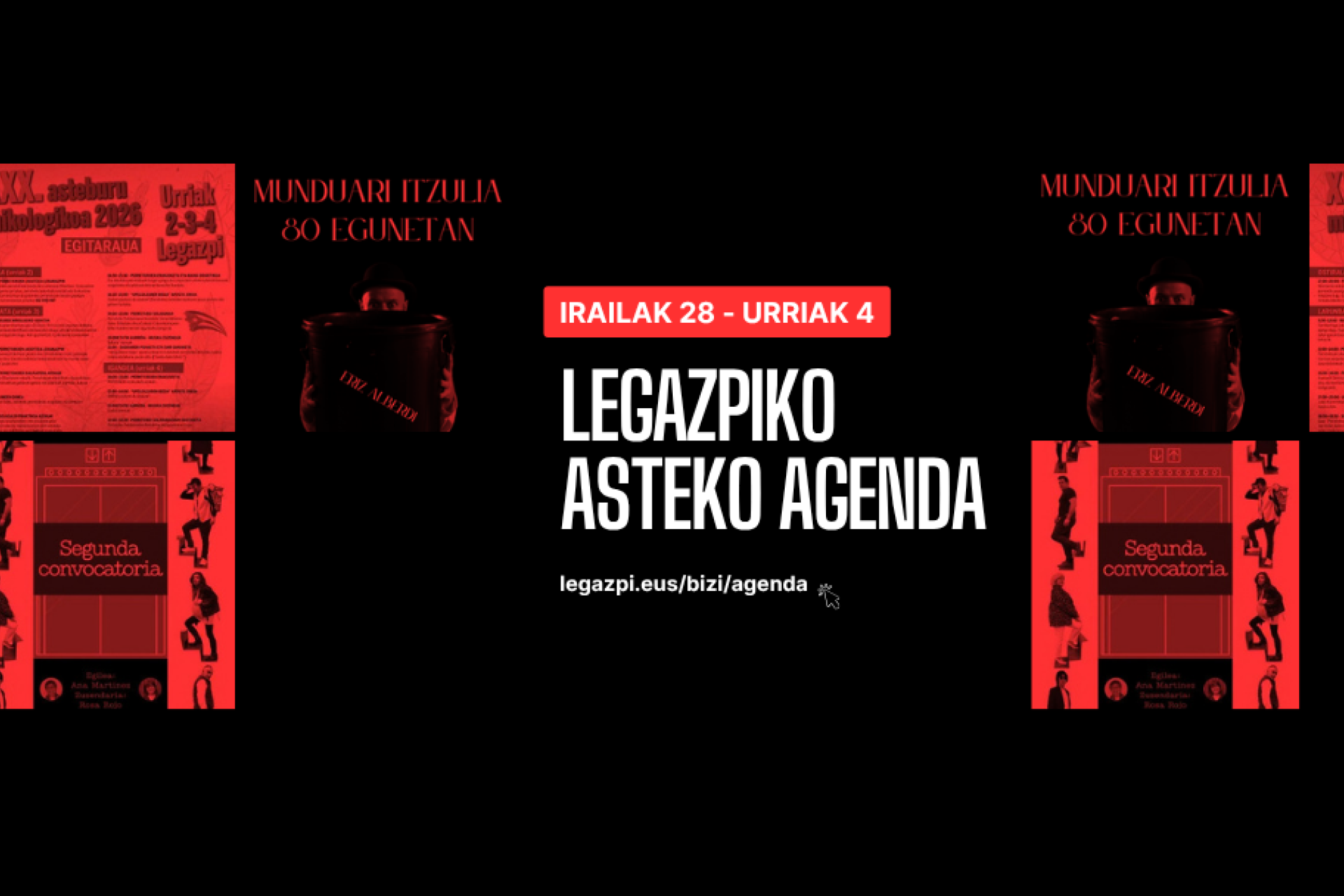 Asteko agenda: Legazpin irailaren 28tik urriaren 4ra galdu ezin duzun guztia