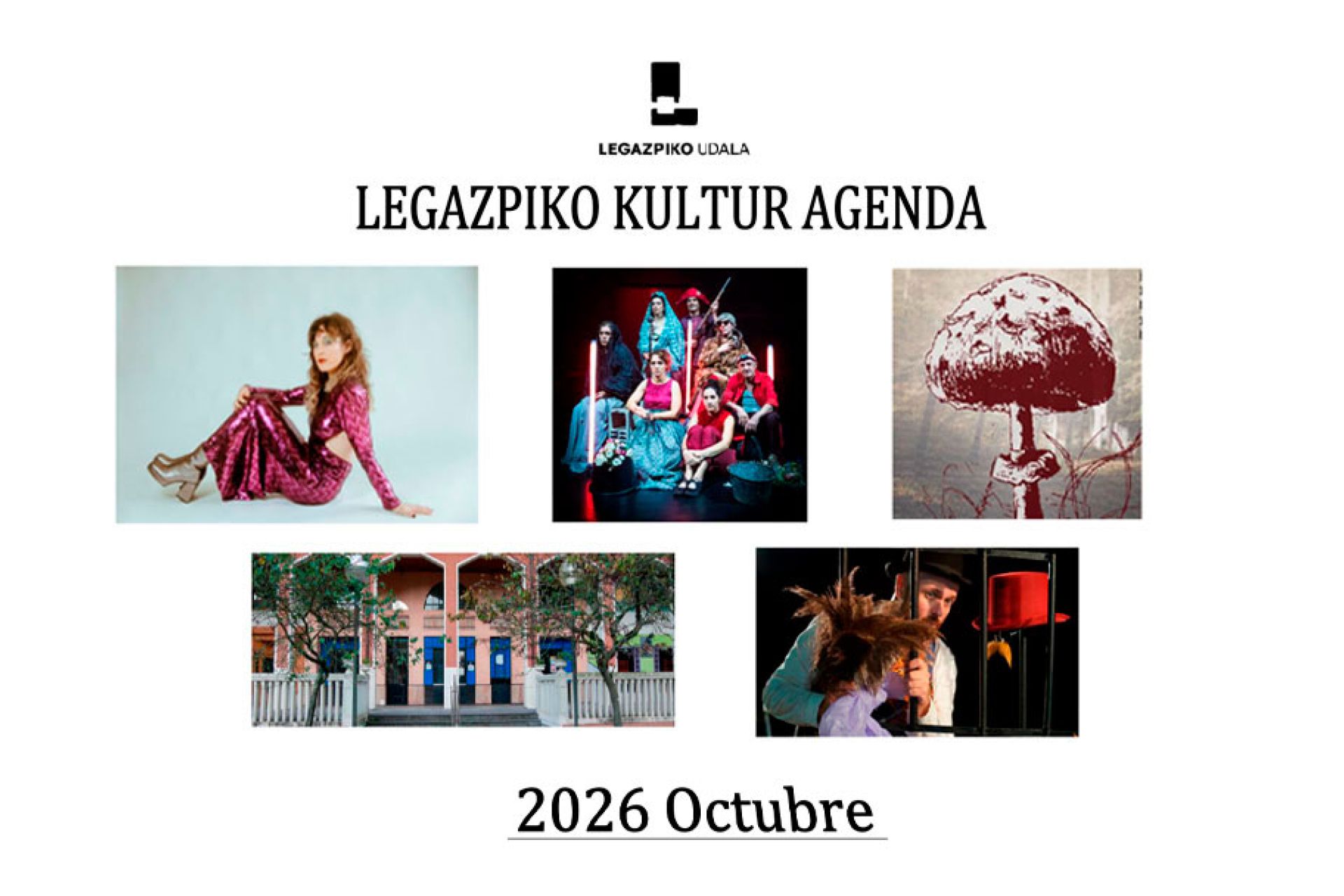 Programación cultural y actividad de KZgunea en octubre de 2026