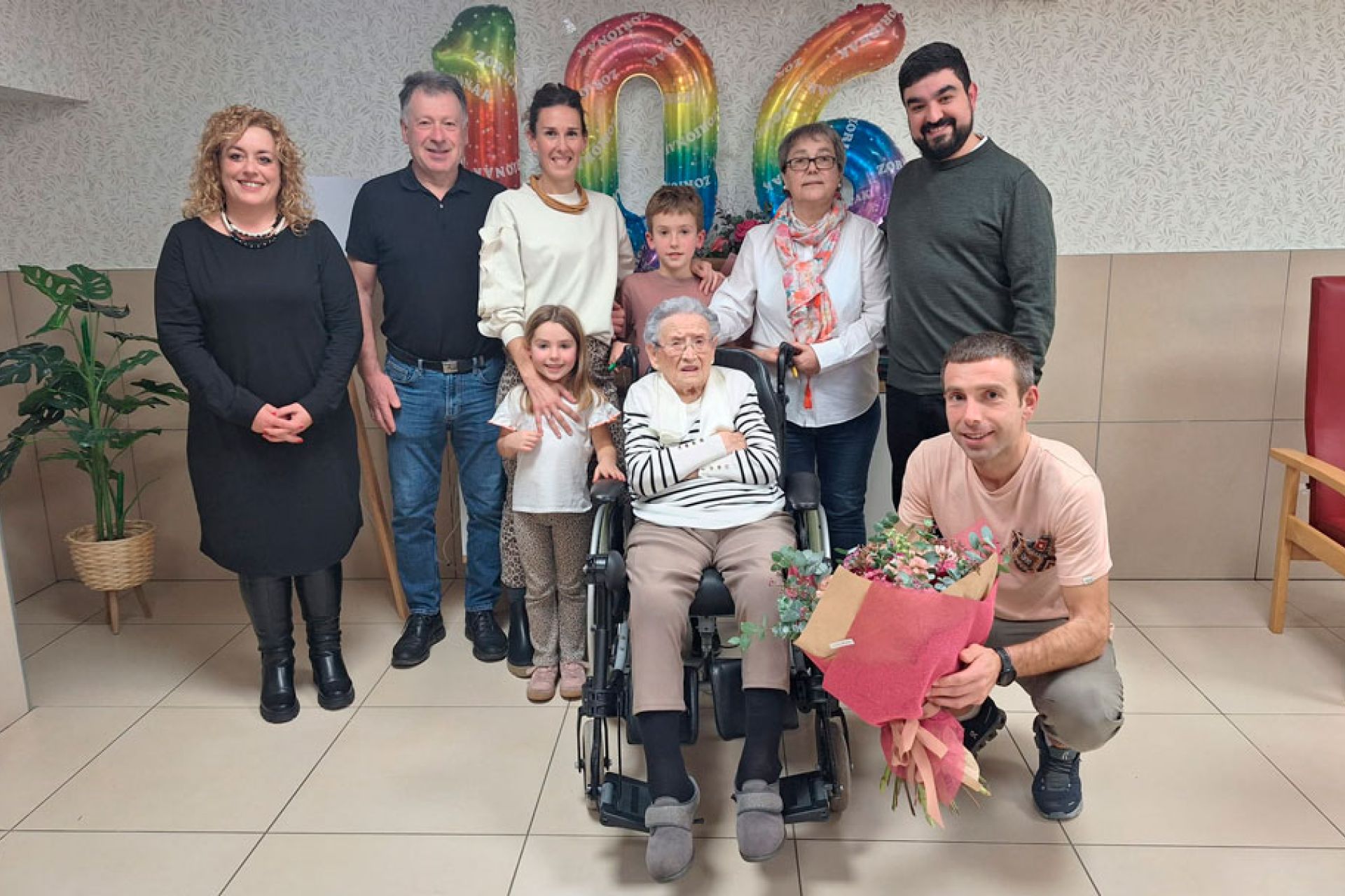 Maria Arrese Arrietak 106 urte bete ditu