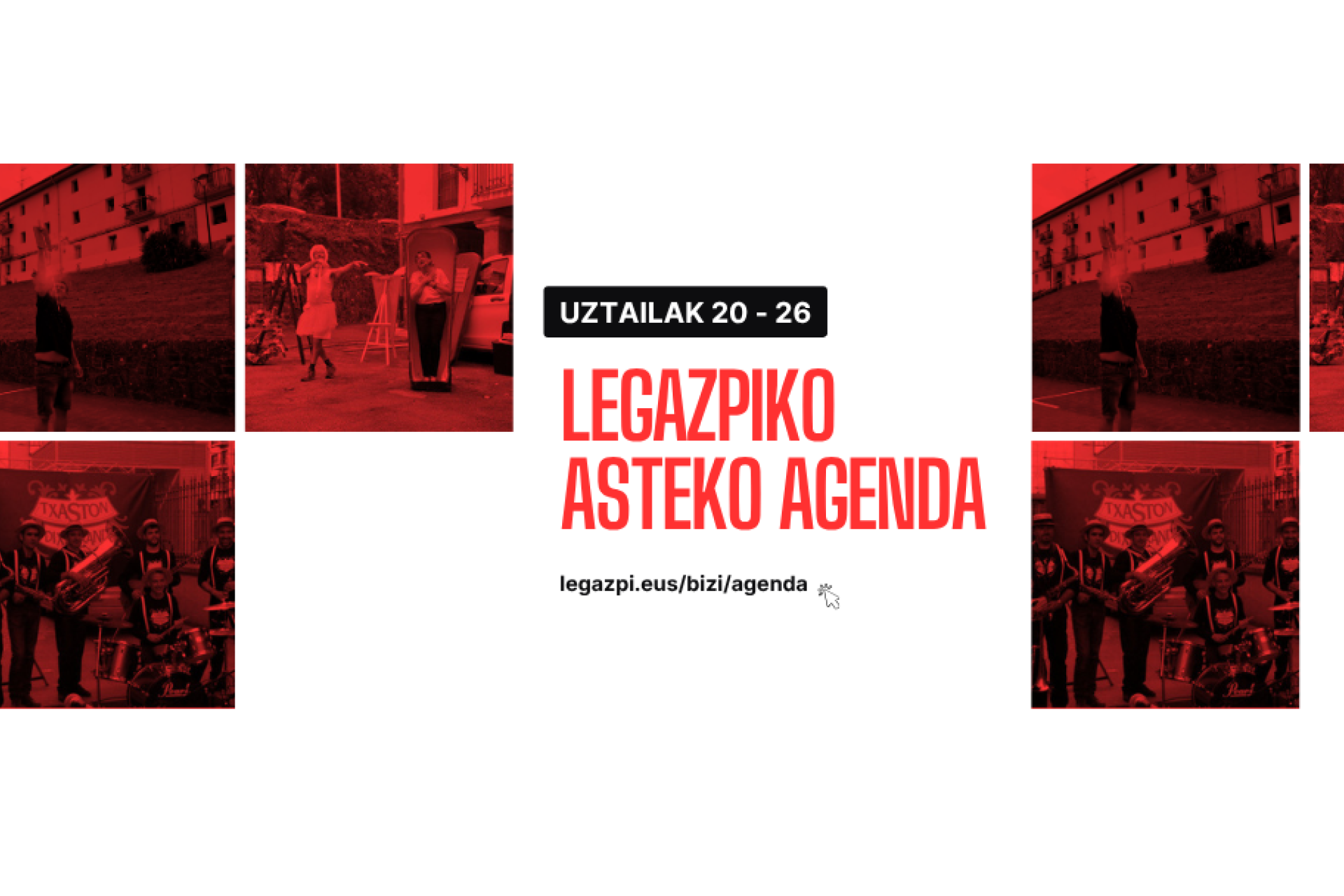 Agenda semanal: Todo lo que no te puedes perder en Legazpi del 20 al 26 de julio