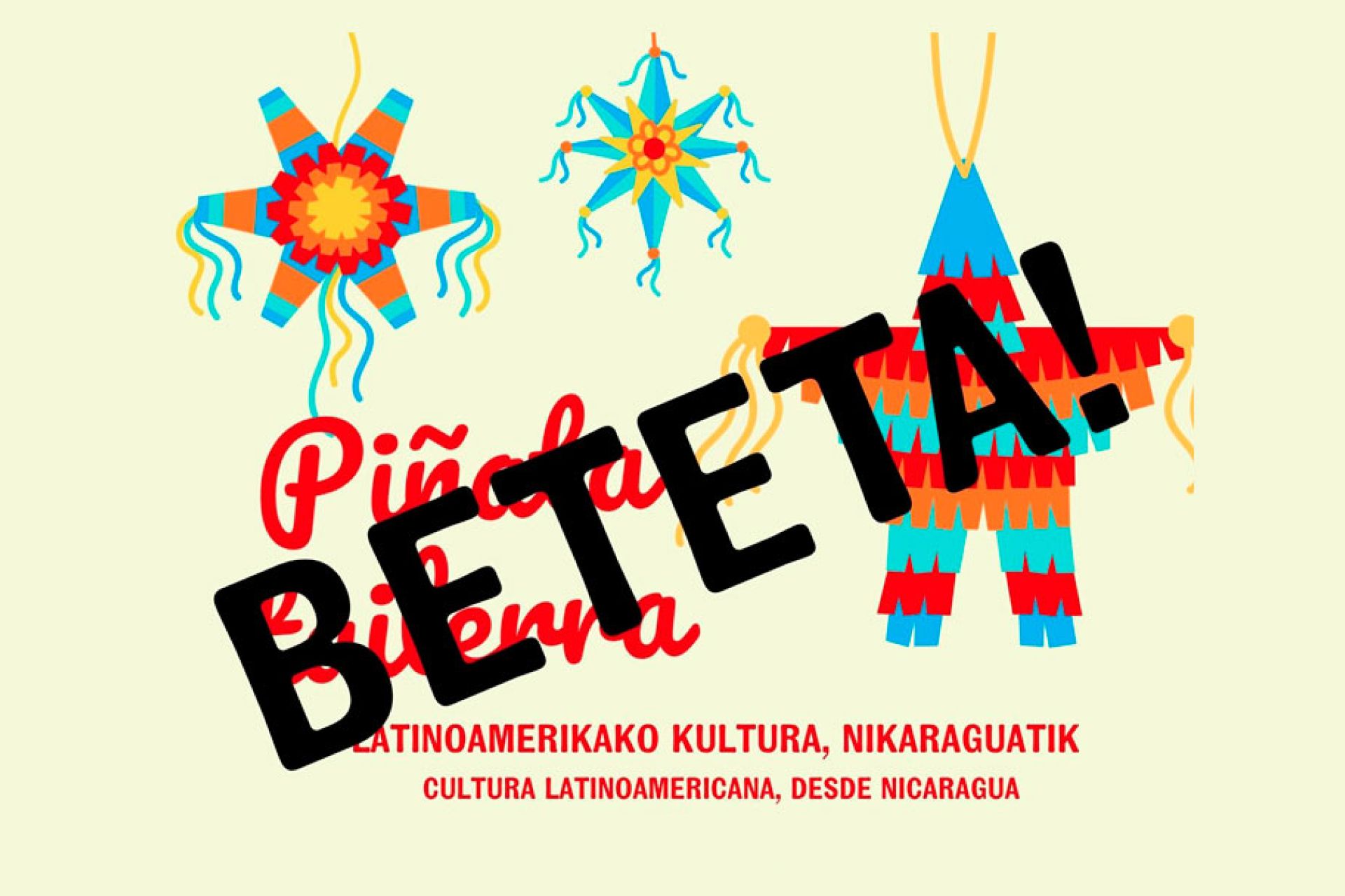 Agortu dira piñata-tailerrean parte hartzeko plaza guztiak