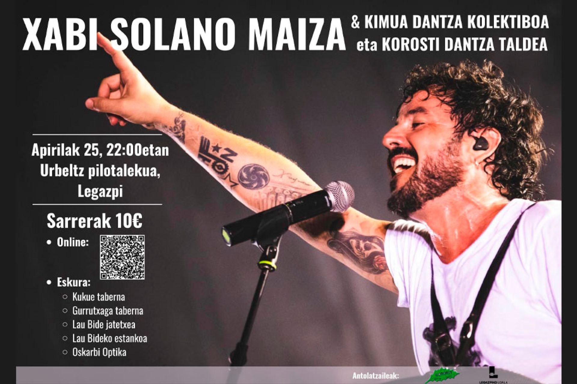 A la venta las entradas para la actuación del colectivo de danza Xabi Solano Maiza & Kimuak y Korosti dantza taldea