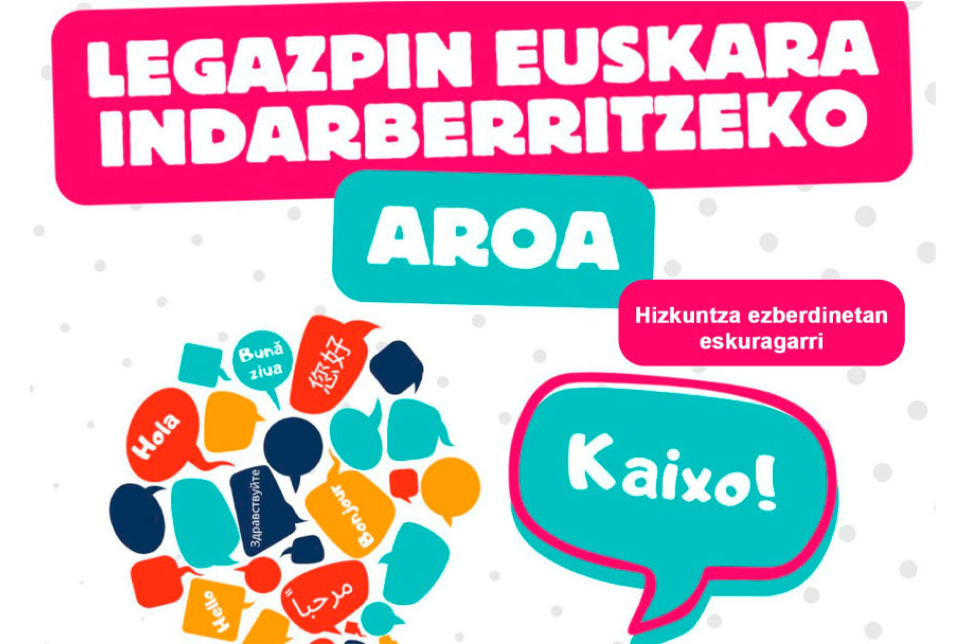 AROA Planaren laburpena hainbat hizkuntzatan eskuragarri dago jada