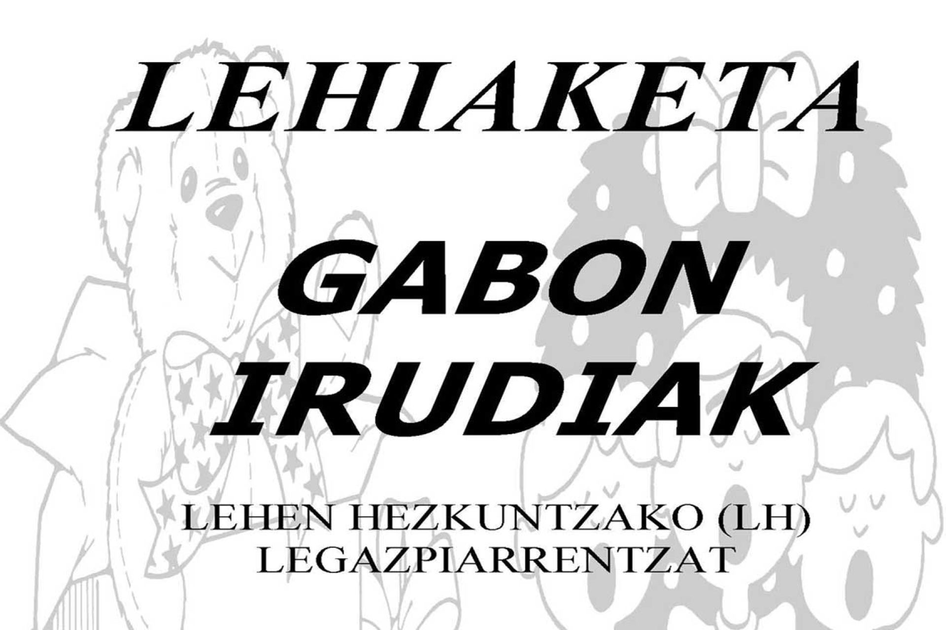El concurso de dibujo Gabon Irudiak el 21 de diciembre en Kultur Etxea.