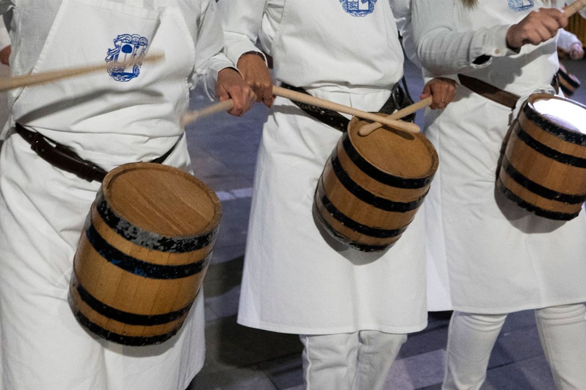Comienzan los ensayos generales de las Tamborradas de las fiestas de Mayo
