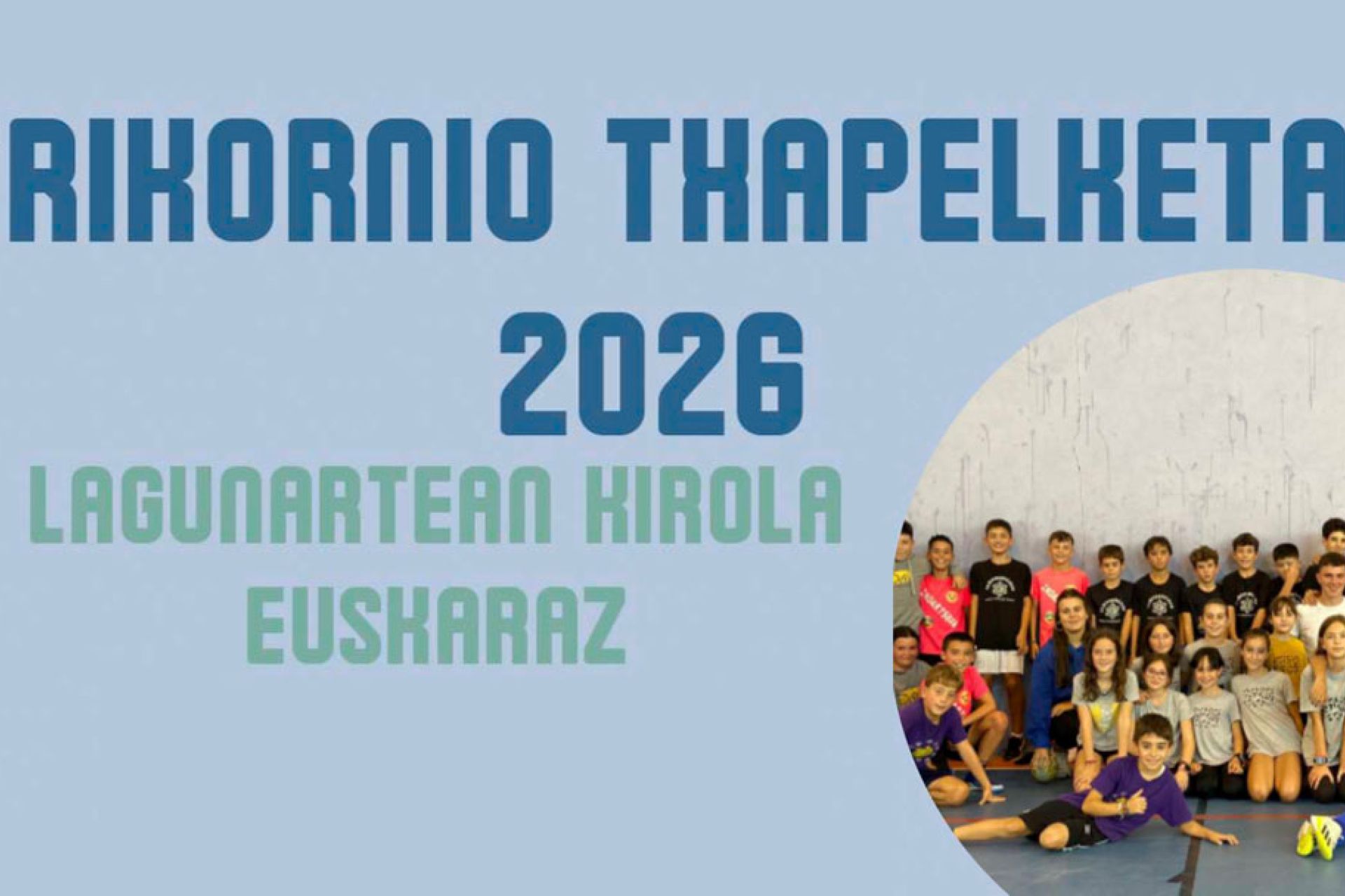 “Trikornio Txapelketa” 3 de octubre en la kantxa de Olamendi eskola, para el alumnado de 5º y 6º de EP y 1º y 2º de ESO