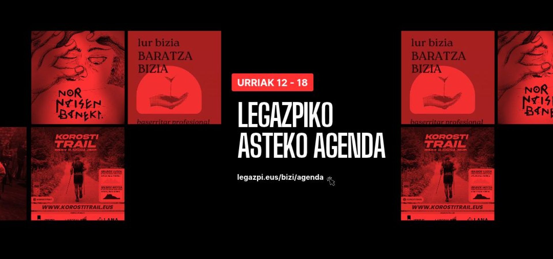 Agenda semanal: todo lo que no te puedes perder en Legazpi del 12 al 18 de octubre